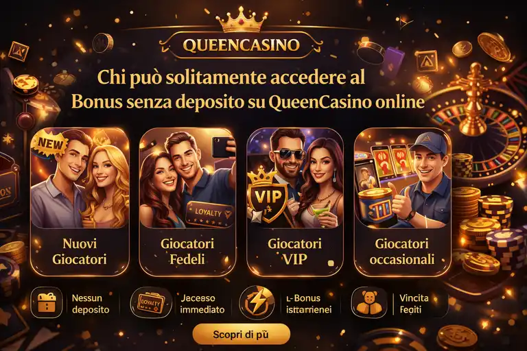 Condizioni di idoneità per il bonus senza deposito Queen Casino con focus sui nuovi giocatori, logica primo account e restrizioni regionali